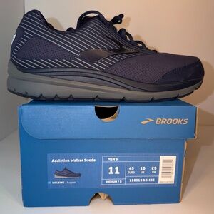 Brooks Addiction Walker Suede Men’s 11 – Peacoat Navy Blue – Excellent!